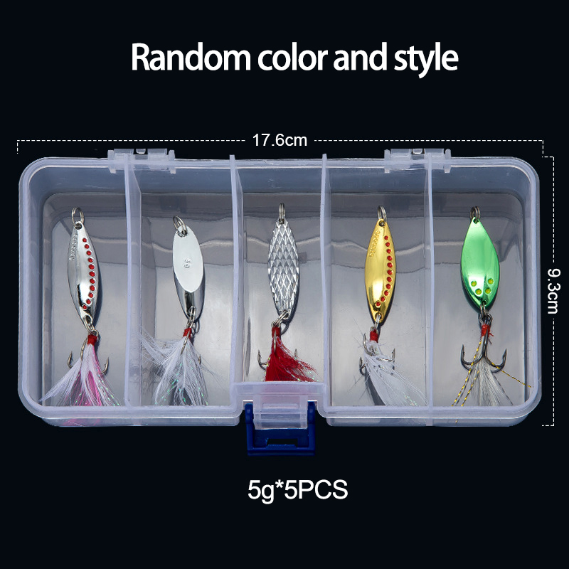 Fishing Lure Spinner - 금속 스푼 스피너 낚시 미끼 5g