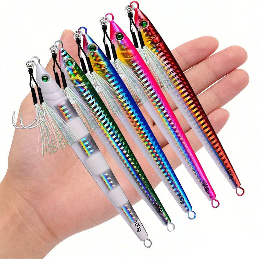 Fishing Lure Buzzbait - 캐스트 금속 지그 낚시 미끼 5PC