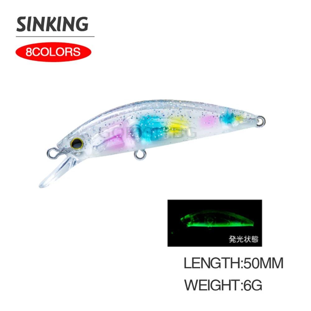 Fishing Lure Jerkbait - 5cm 6g 낚시 미끼 하드 코어