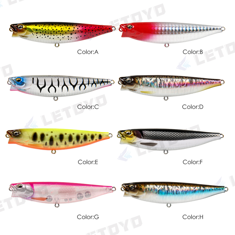 레토요 65mm 5g/90mm 10g 서페이스 펜슬 낚 - Fishing Lure Topwater 리뷰 및 가격