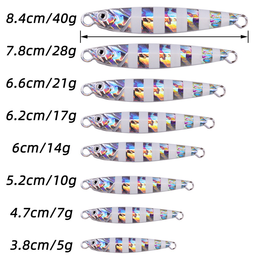 10pcs 금속 지그 7g 10g 14g 17g 21g - Fishing Lure Spoon 리뷰 및 가격