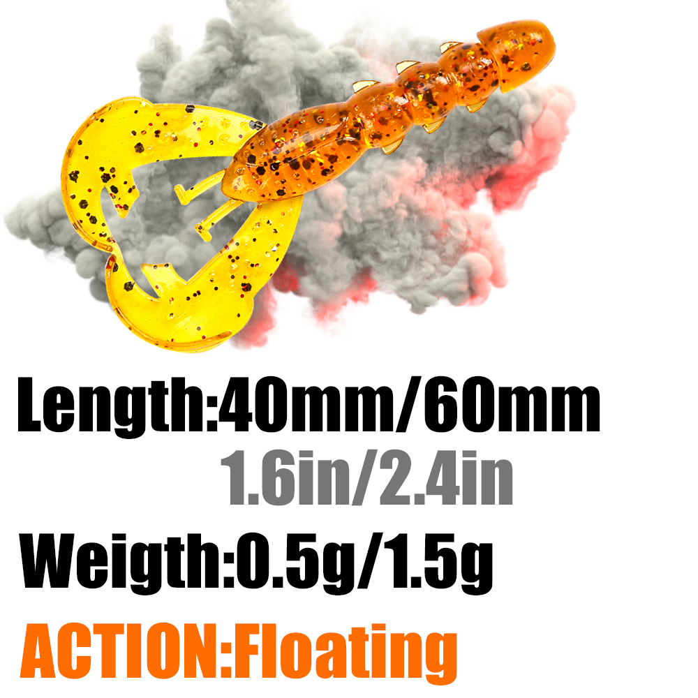 피크 플로팅 크로우스 루어 40mm 60mm 소프트 루 - Fishing Lure Topwater 리뷰 및 가격
