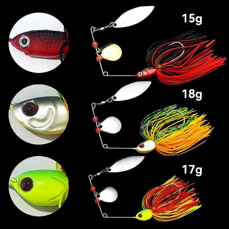 바주카포 15g 18g 스피너베이트 낚시 루어 와이어  - Fishing Lure Buzzbait 리뷰 및 가격