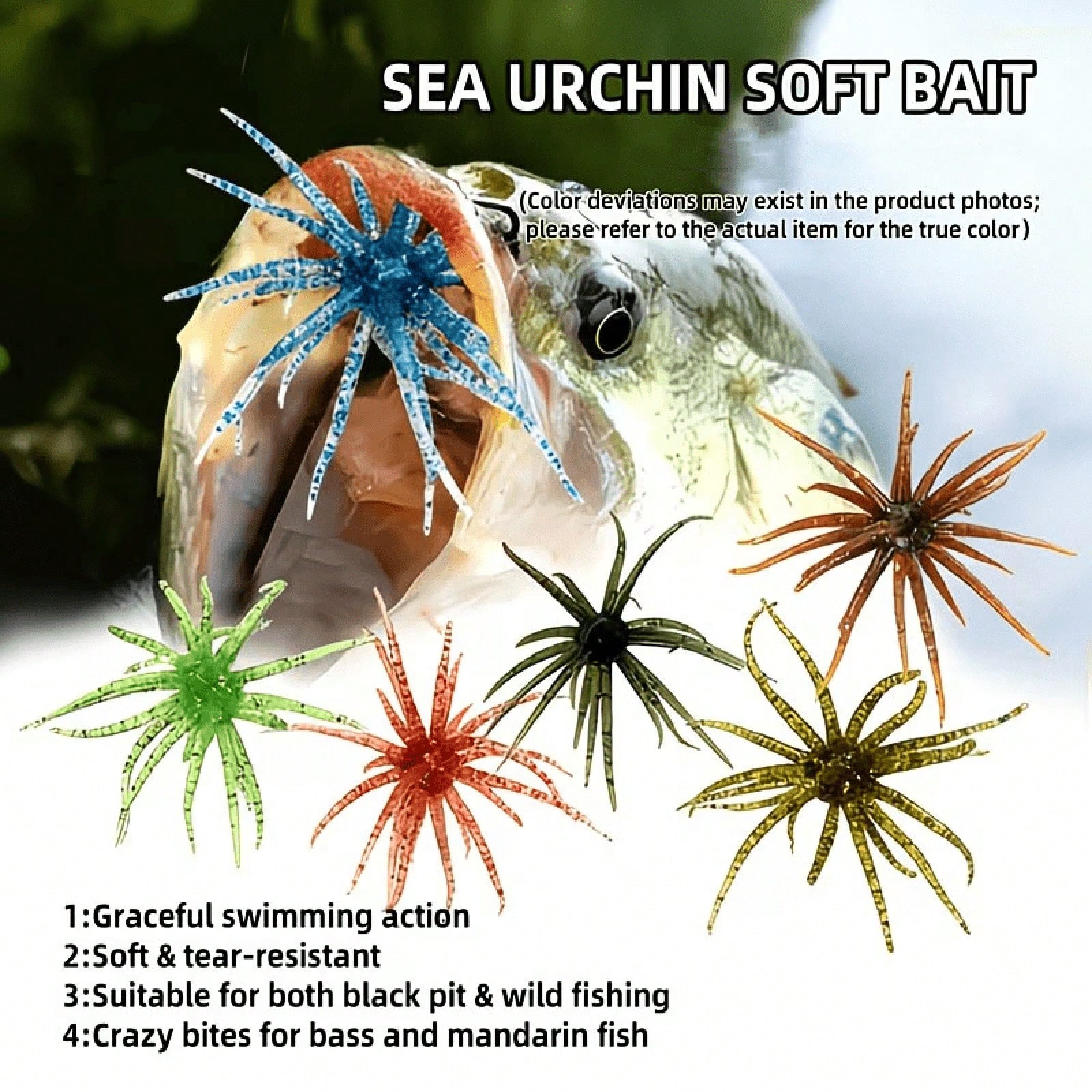 6개입 TPE 소재로 제작된 바다 가리비 모양의 부드러 - Fishing Lure Soft Plastic 리뷰 및 가격