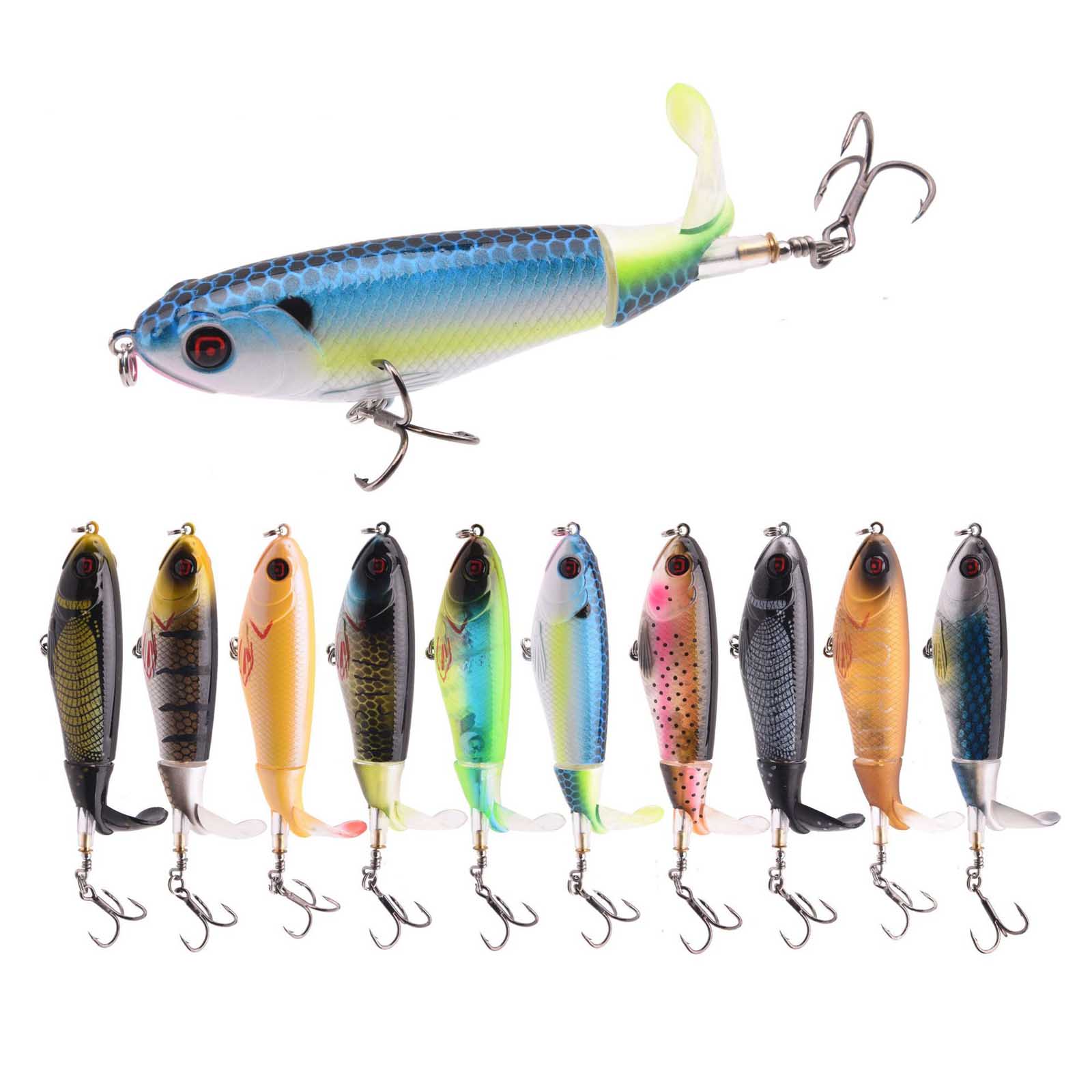 10.5cm/17g 프로펠러 트랙터 탑워터 루어 포퍼  - Fishing Lure Topwater 리뷰 및 가격