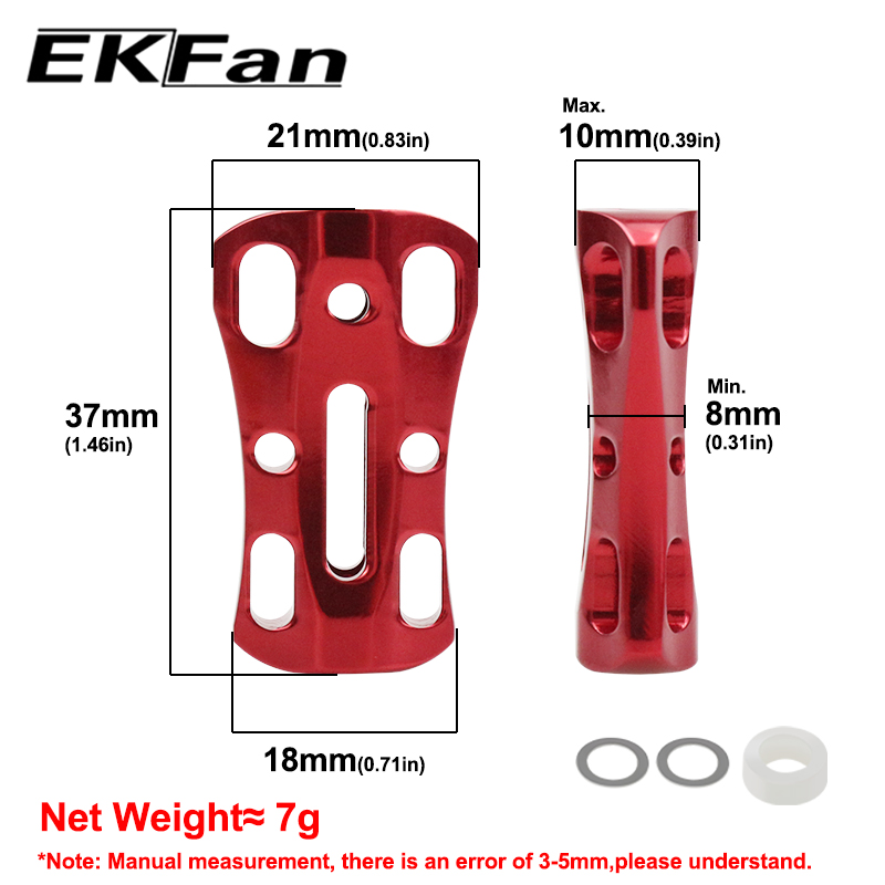 EKFan 1pc 알루미늄 합금 속이 빈 플랫 스피닝  - Fishing Lure Spinner 리뷰 및 가격
