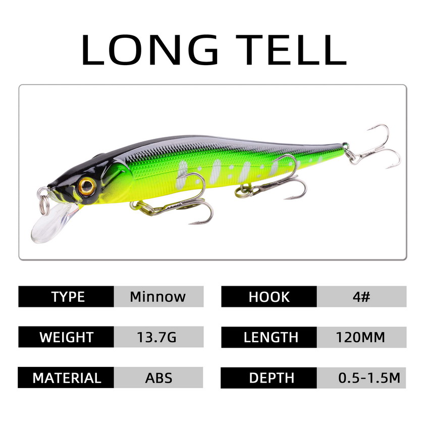 1개입 낚시 루어 115mm/14g 미노우 크랭크베이트 - Fishing Lure Crankbait 리뷰 및 가격