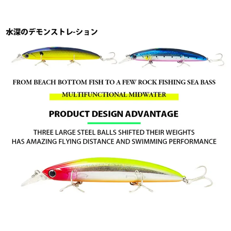 플로팅 미노우 낚시는 110MM 20g 바다 오션 비치 - Fishing Lure Spoon 리뷰 및 가격