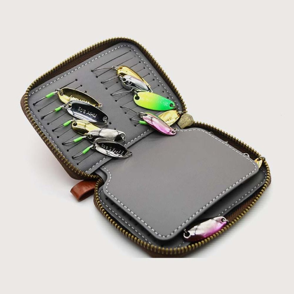 PU 가죽 루어 지갑 가방 휴대용 케이스 루어 보관 지 - Fishing Lure Spinner 리뷰 및 가격