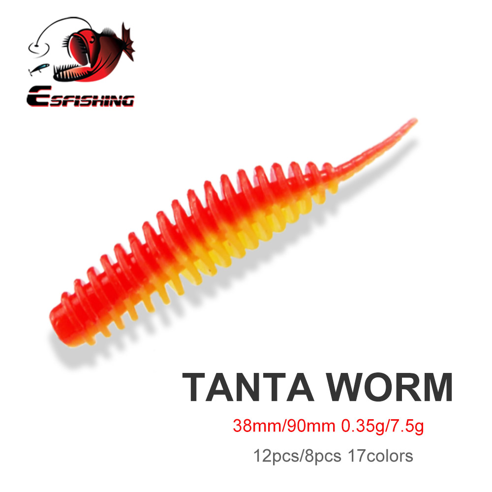 ESFISHING 낚시 웜 미끼 루어 탄타 38mm 9 - Fishing Lure Soft Plastic 리뷰 및 가격