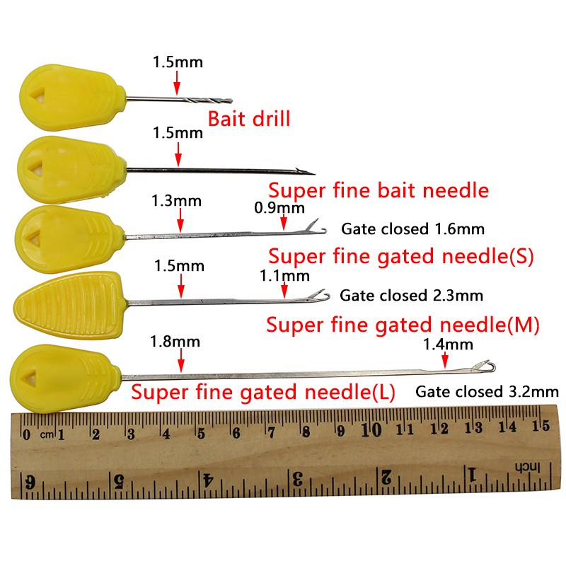 3PCS 잉어 낚시 도구 장비 미끼 바늘 스레딩 미끼  - Fishing Lure Making Kit 리뷰 및 가격